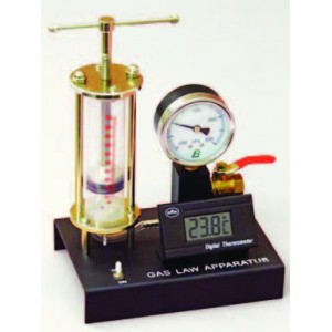 Gas law with temperature gauge kit